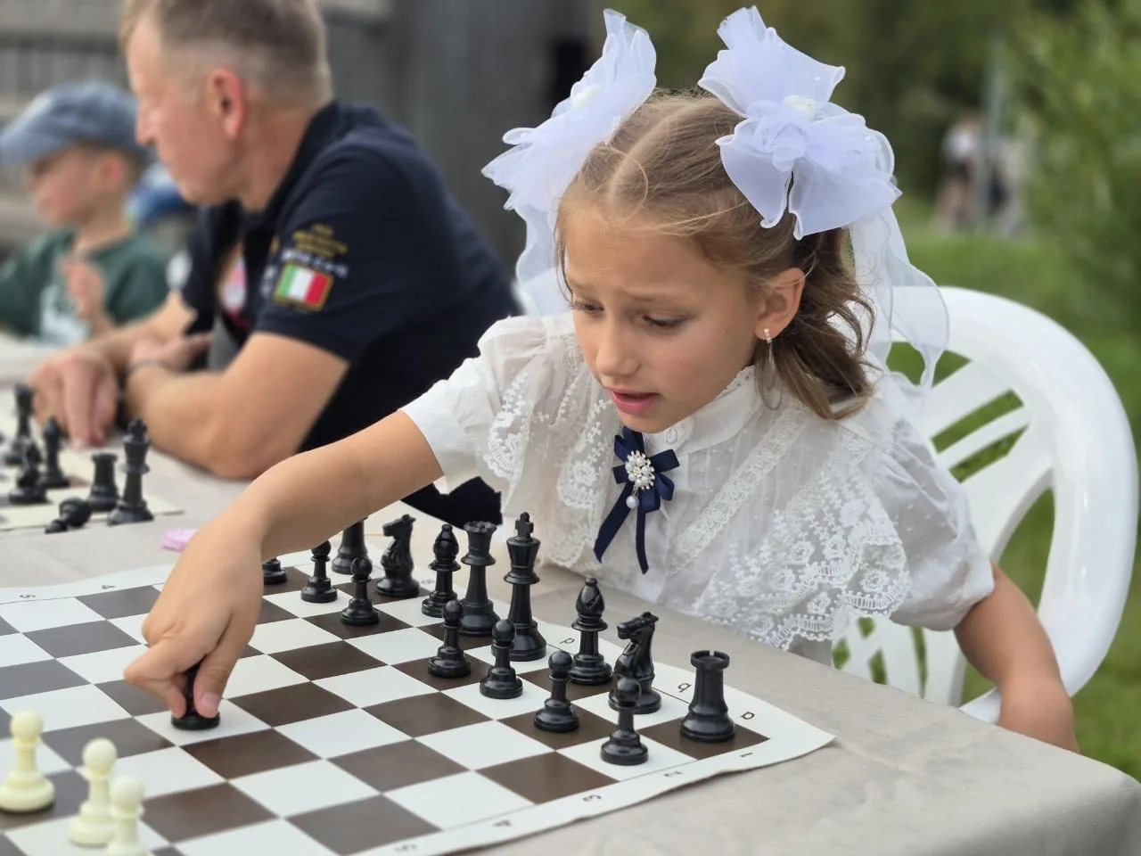 1 сентября в центральном парке