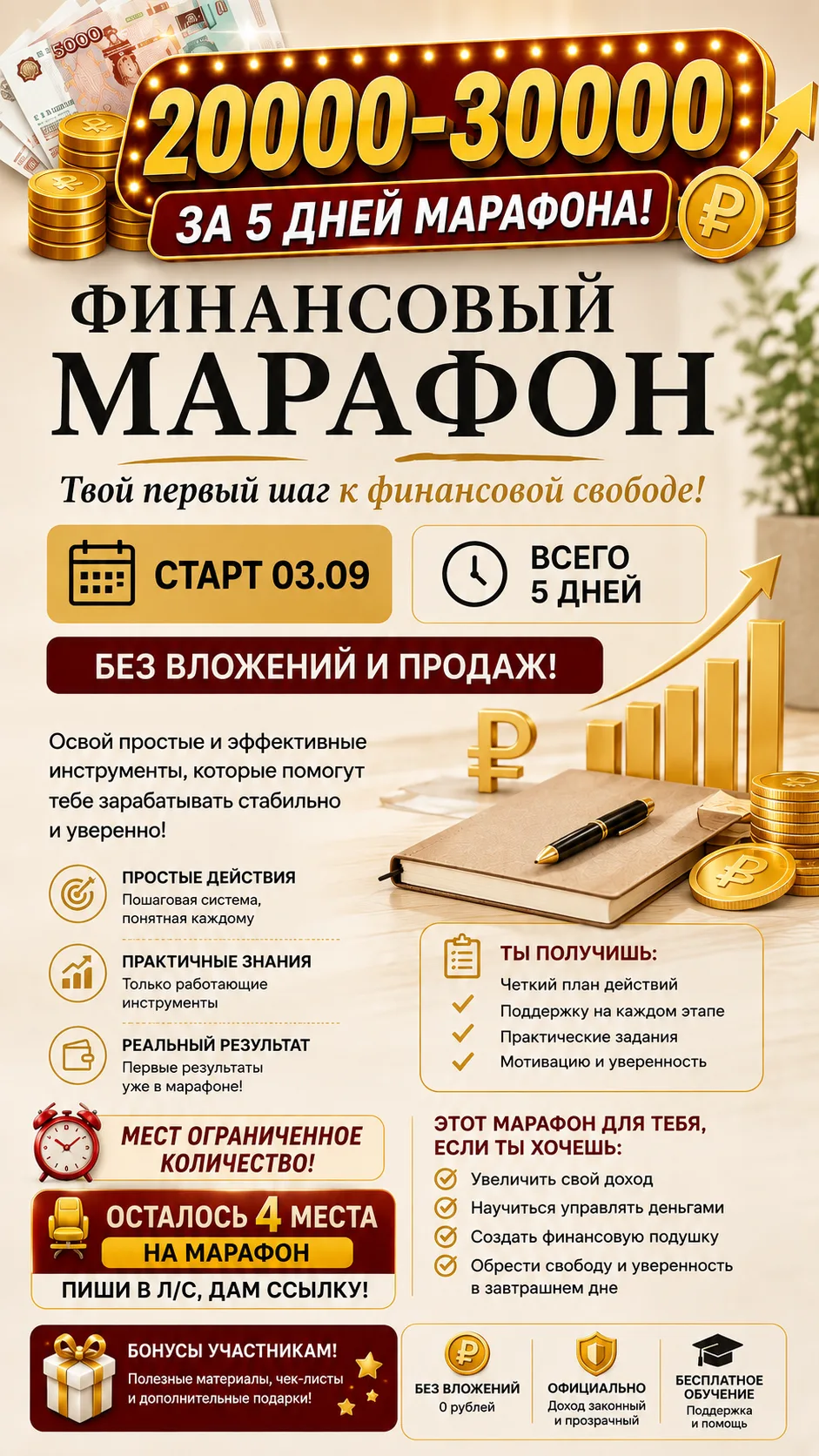 : 5 дней, которые изменят ваше отношение к деньгам (и кошельку) 🔥