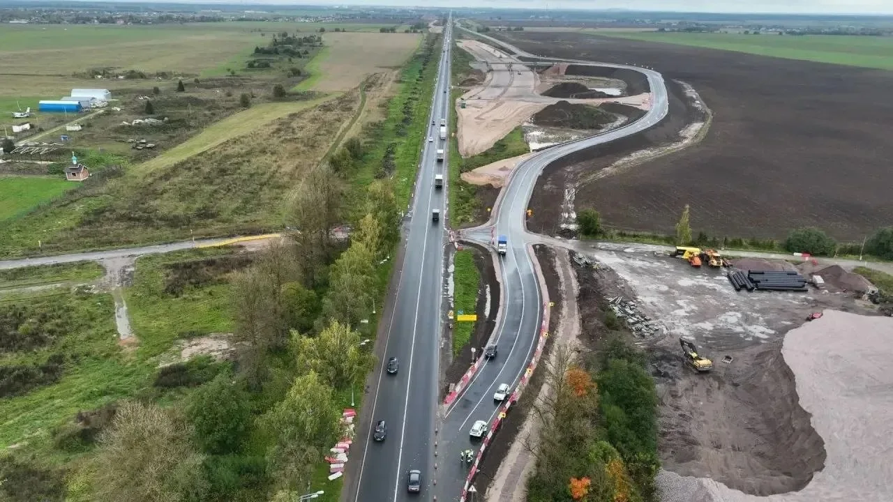 На Р-23 в Ленобласти ввели временную схему движения