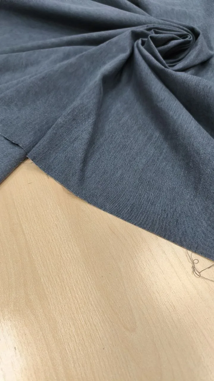 🔥 Плательно-костюмный стиранный ,варёный, умягченный деним от Ralph Lauren