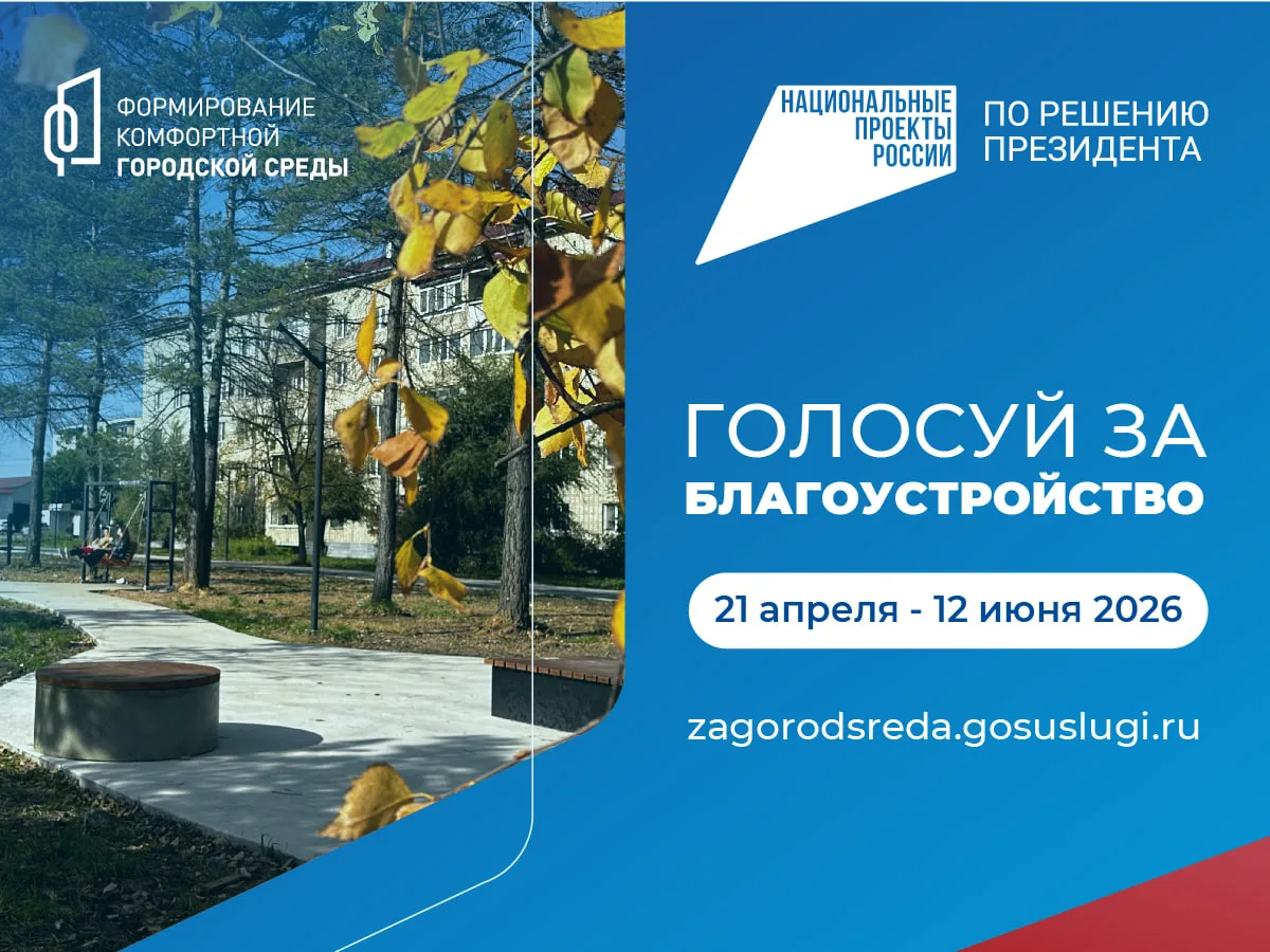 До конца голосования за объекты благоустройства остаётся 10 дней