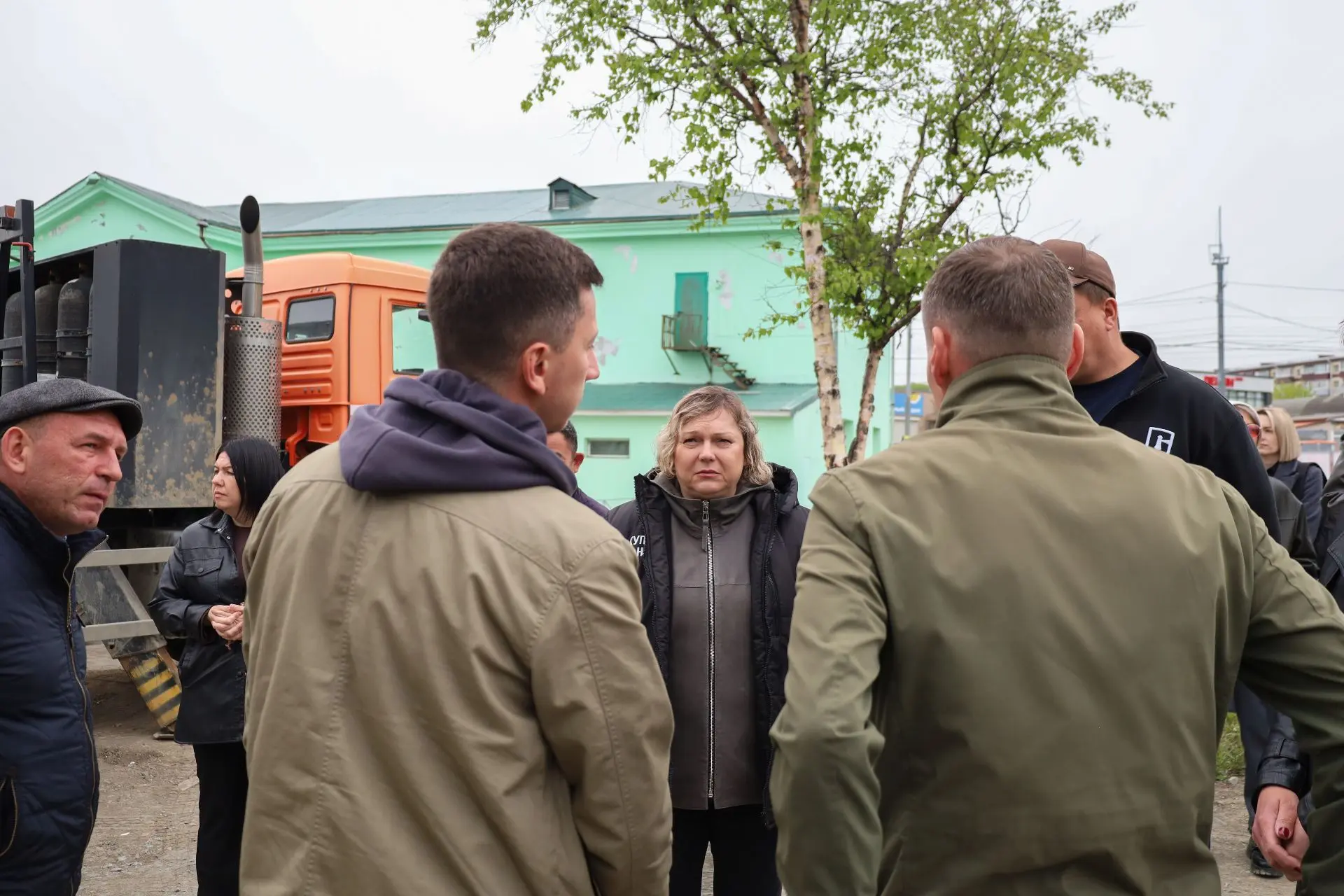 Рабочую неделю начали с «Пяти углов». Синхронизация действий подрядчиков пока ведется в...