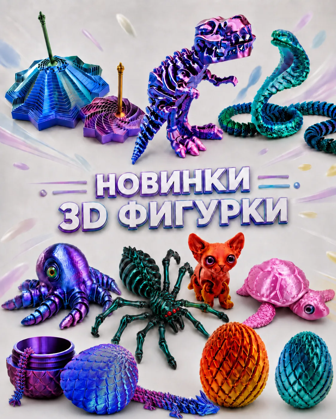 Новинка! 3D фигурки уже в магазинах «Карандаш» ✨