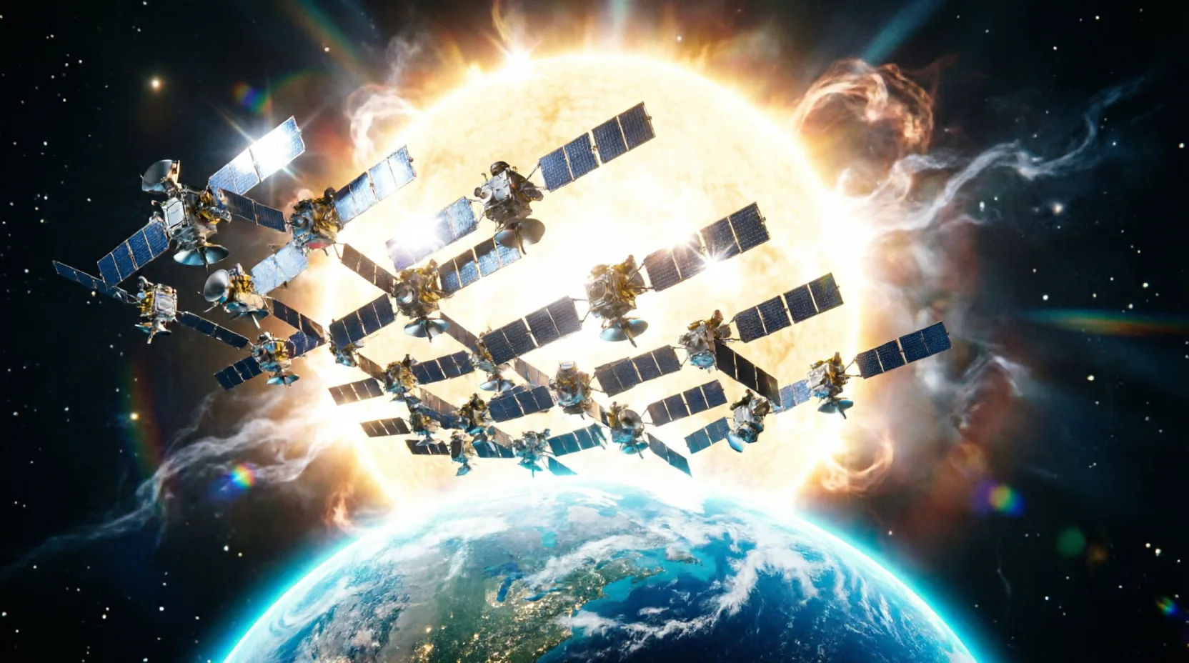 🛰 Илон Маск намерен создать рой спутников с искусственным интеллектом, которые будут р...