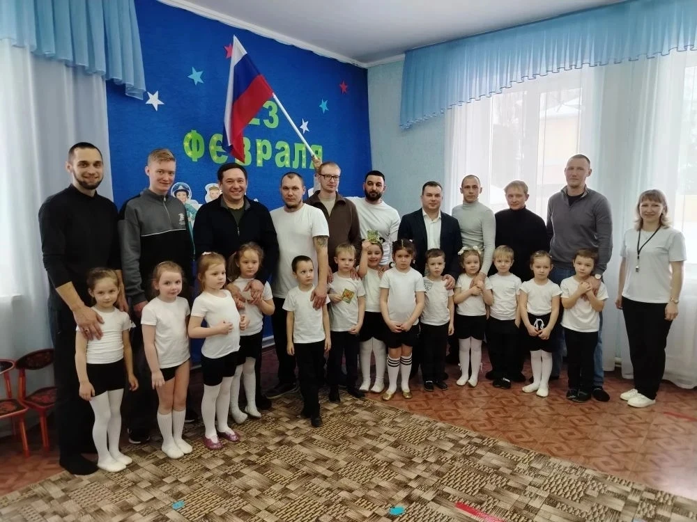 Накануне Дня защитника Отечества наш  детский сад превратился в настоящую школу мужеств...