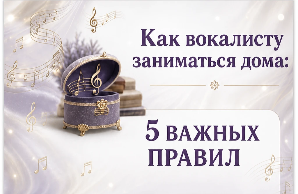 Домашние занятия — отличный способ быстрее раскрыть голос и почувствовать себя уверенне...