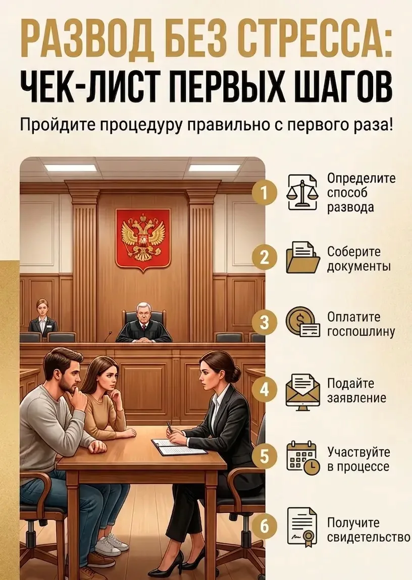 Развод без стресса: что нужно знать в первую очередь?
 
Всем привет, часто ко мне обращаются с вопро