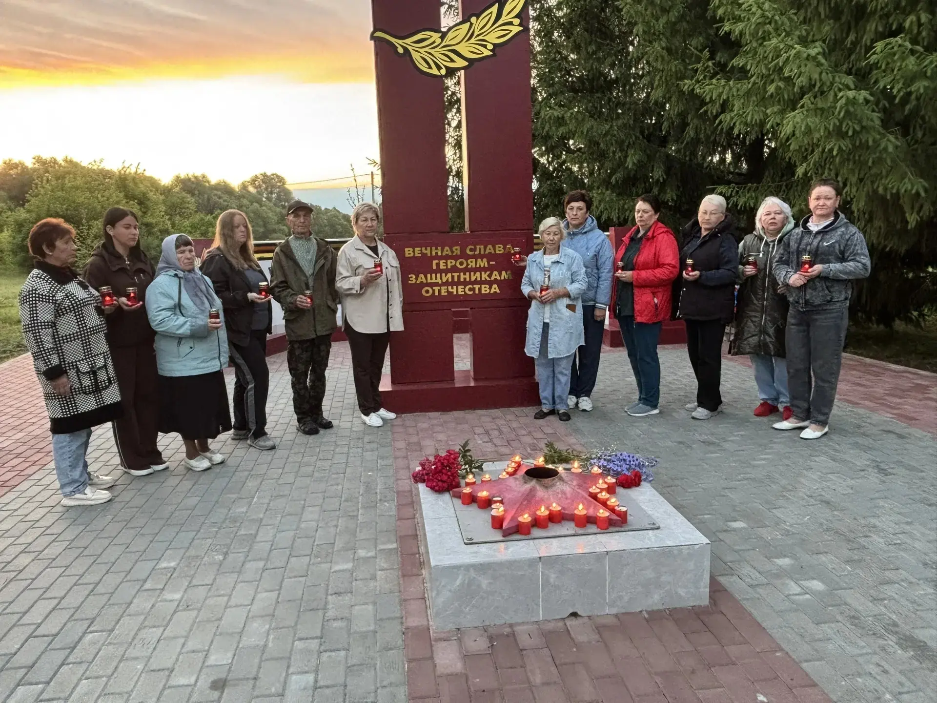 22 июня, в 4 часа утра, в территориальных отделах муниципального округа прошли патриотические акции 