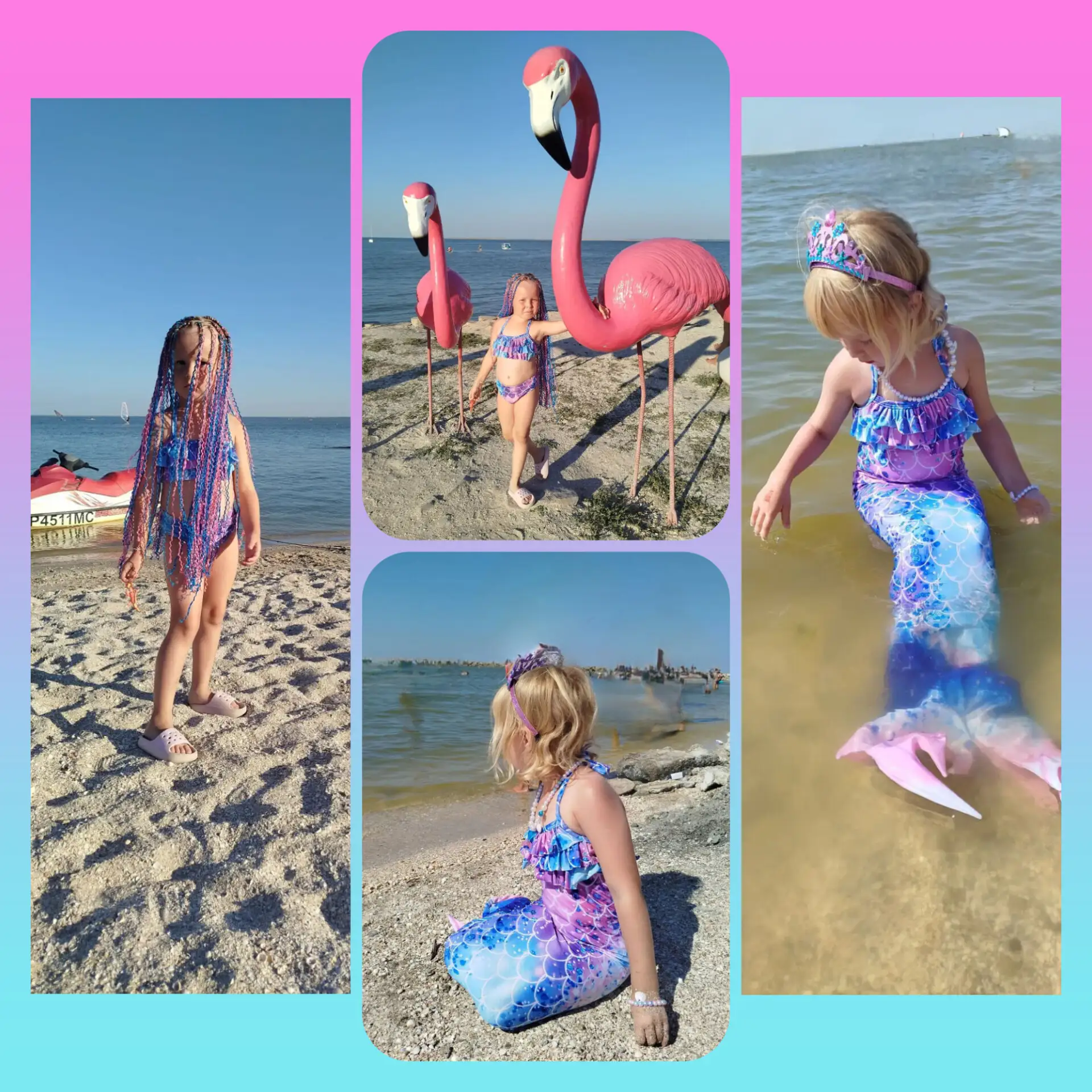 Красавица Русалка 🧜‍♀️ покоряет Азовское море ⛵ 🌊!