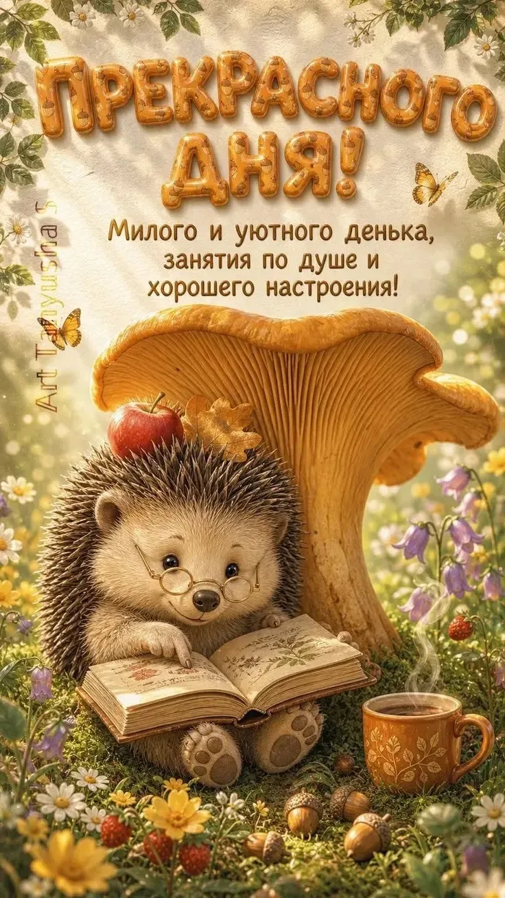 Ставь 👍, если нравится открытка и делись с близкими!