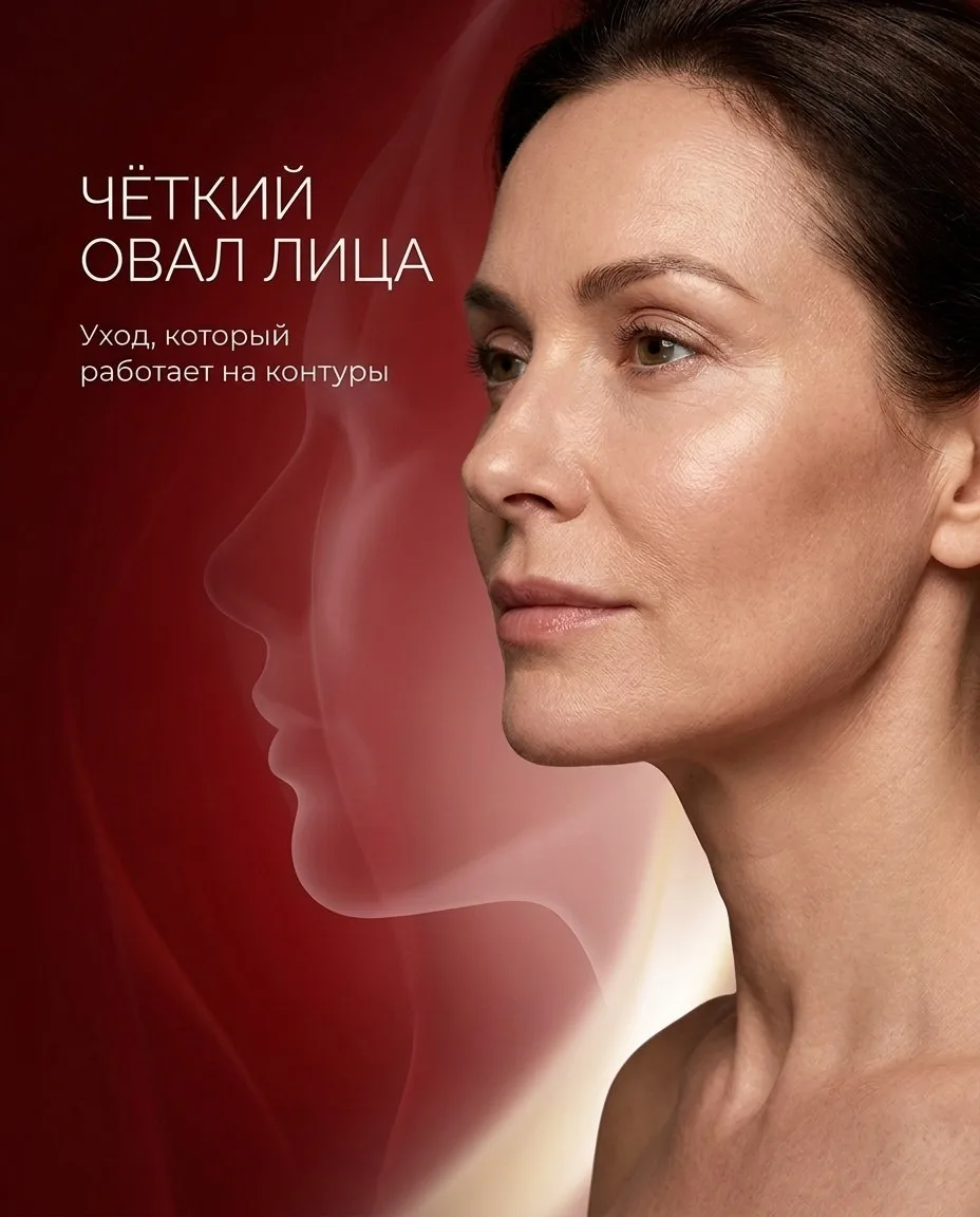 ✨ Овал лица — одна из тех деталей, которые особенно заметны с возрастом.