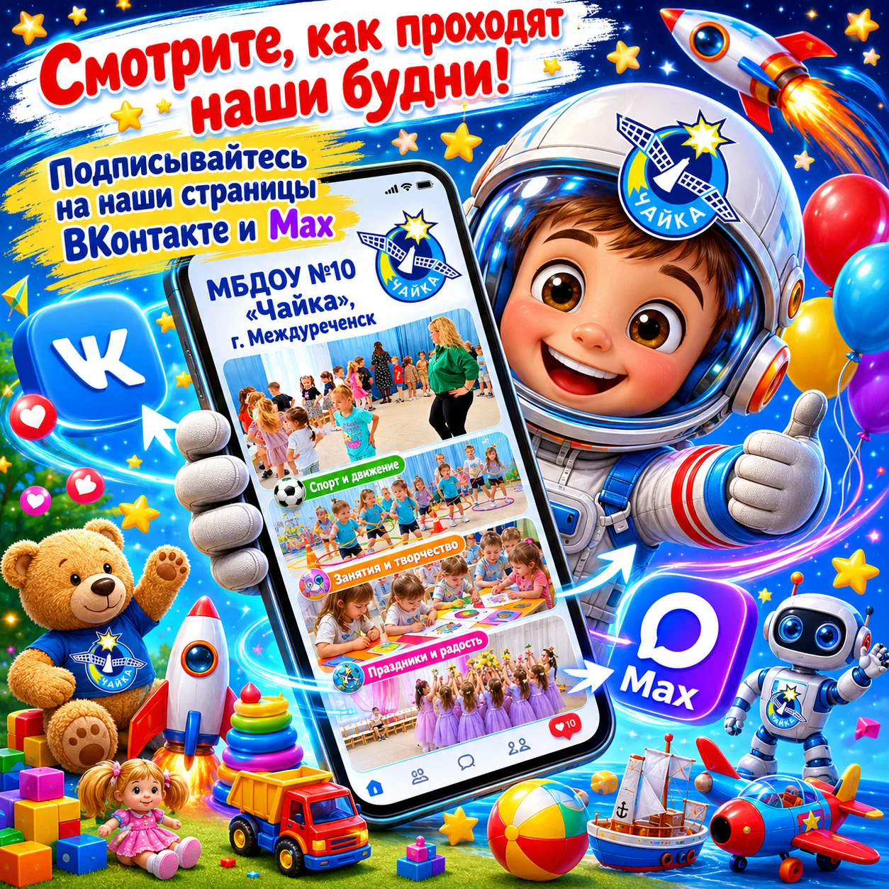 🌟 Наши будни в детском саду.
