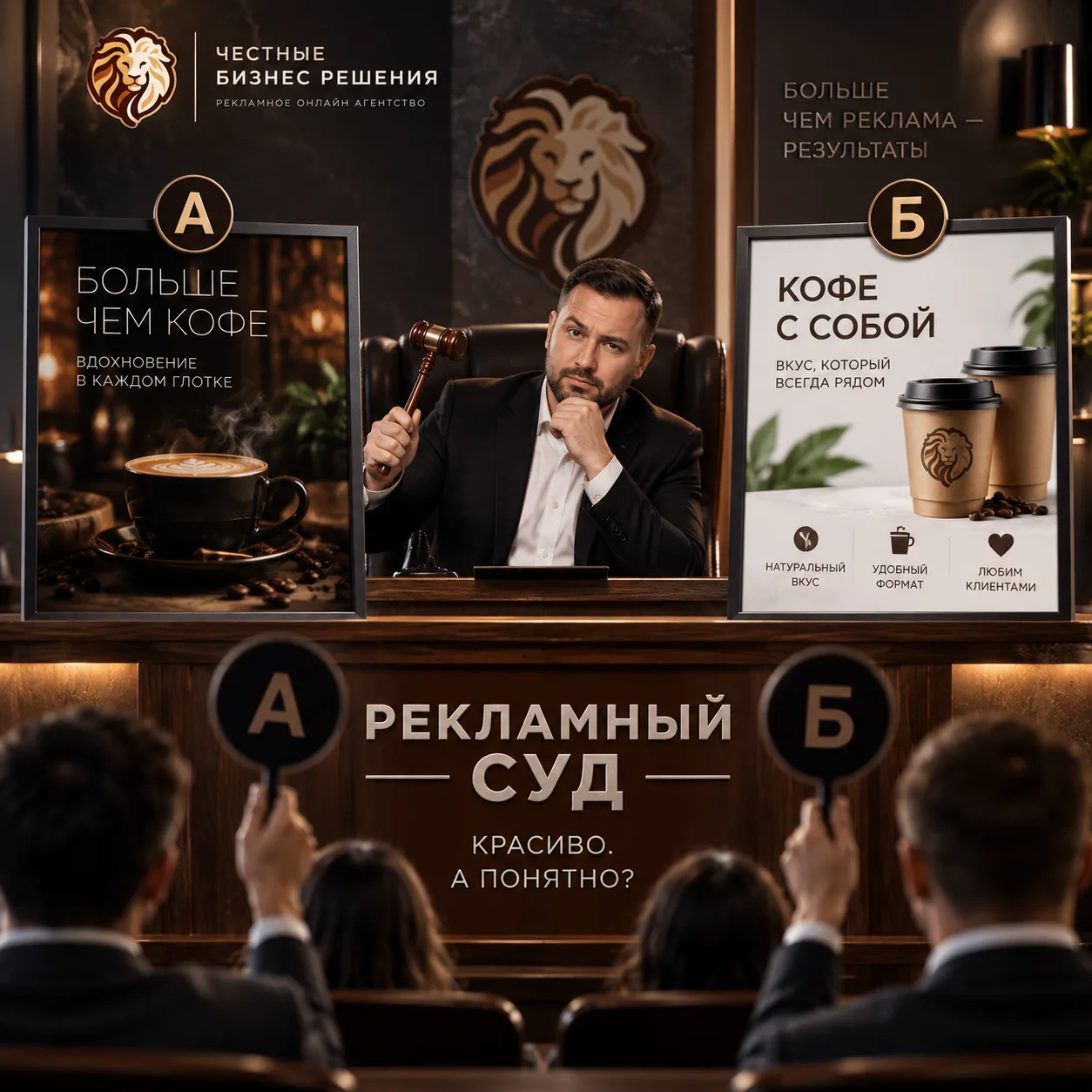 ⚖️ РЕКЛАМНЫЙ СУД: КРАСИВО. А ПОНЯТНО?