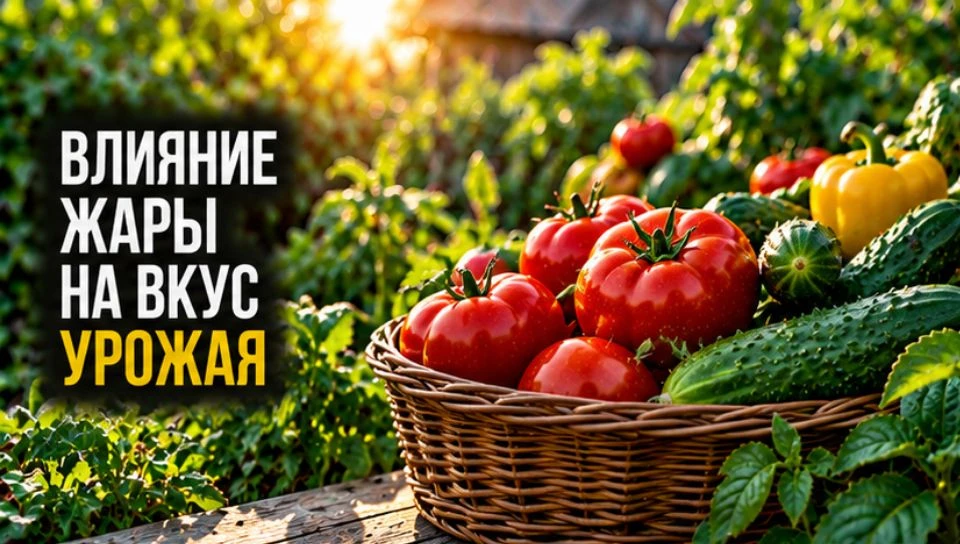 Влияние жары на вкус урожая