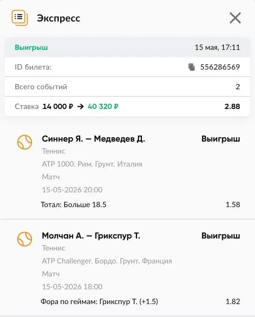 ОТЧЕТ ПО ДВОЙНИКУ С КФ 2.86🔥 ЧАСТЬ 1