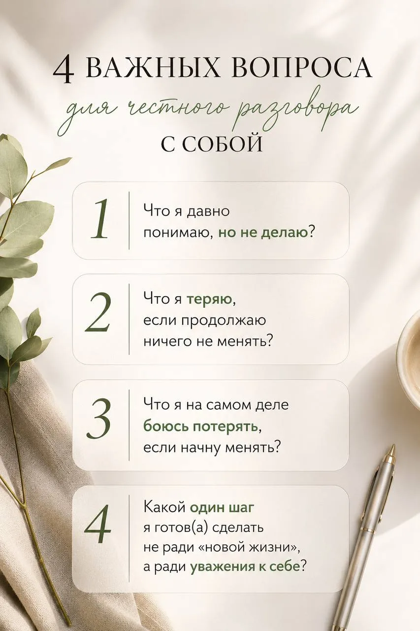 Сегодня хочу с вами поразмышлять 💭