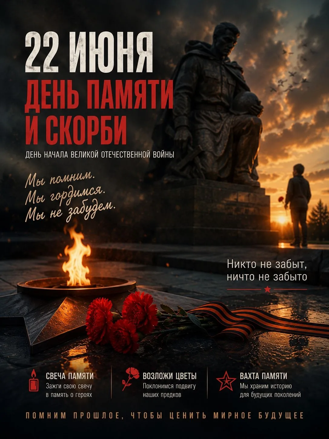 🇷🇺 22 июня — День памяти и скорби
Ровно 85 лет назад, в 4 часа утра, фашистская Германия без объяв