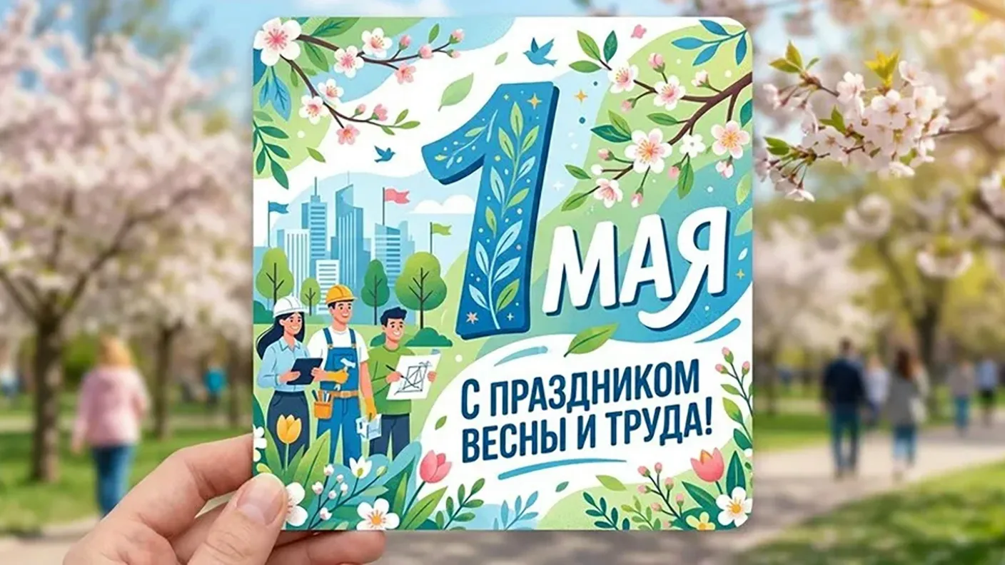 🌸🔨С праздником Весны и Труда!