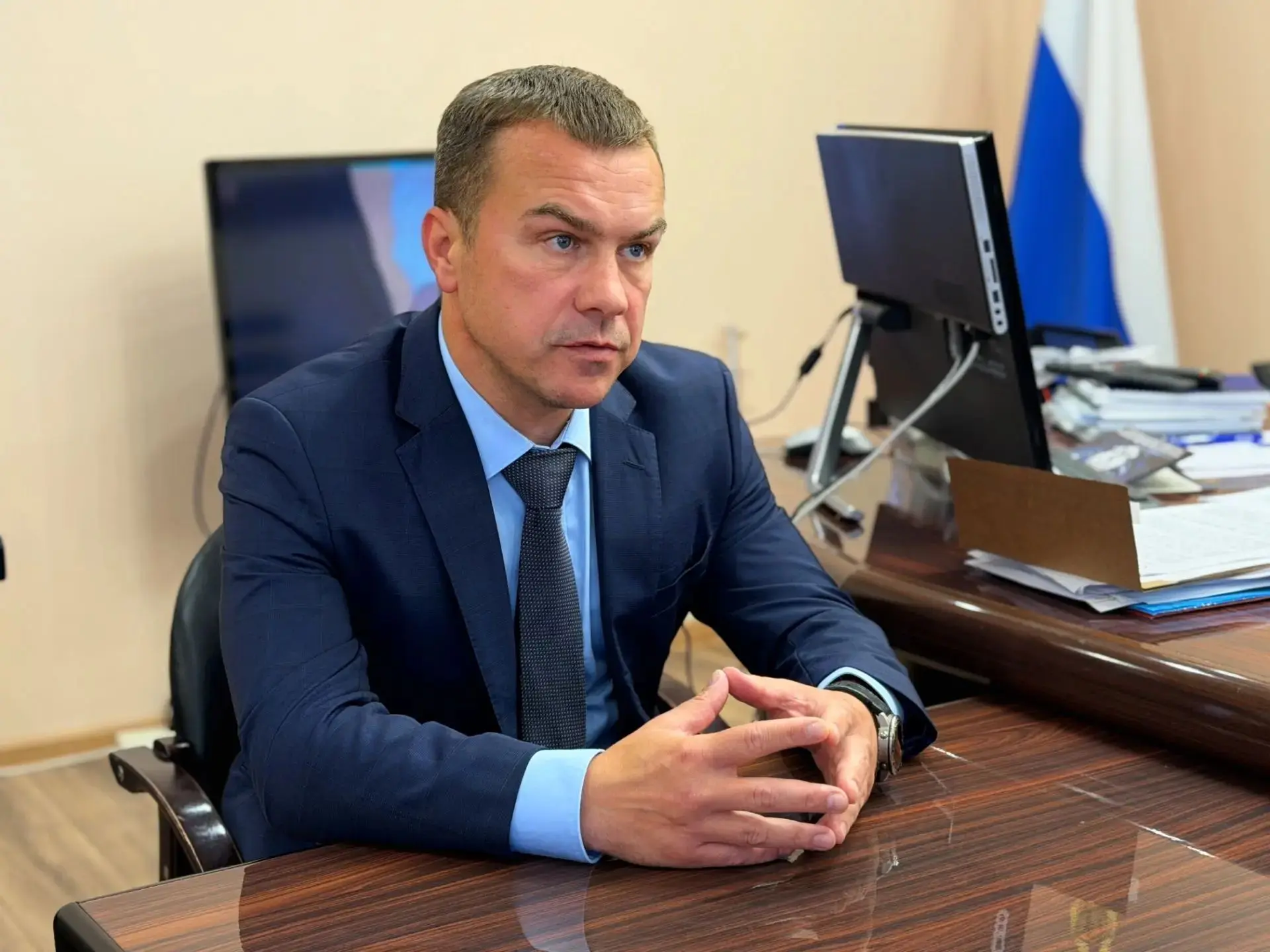 Прокурор Саратовской области Роман Пантелеев встретился с главным федеральным инспектором по Саратов