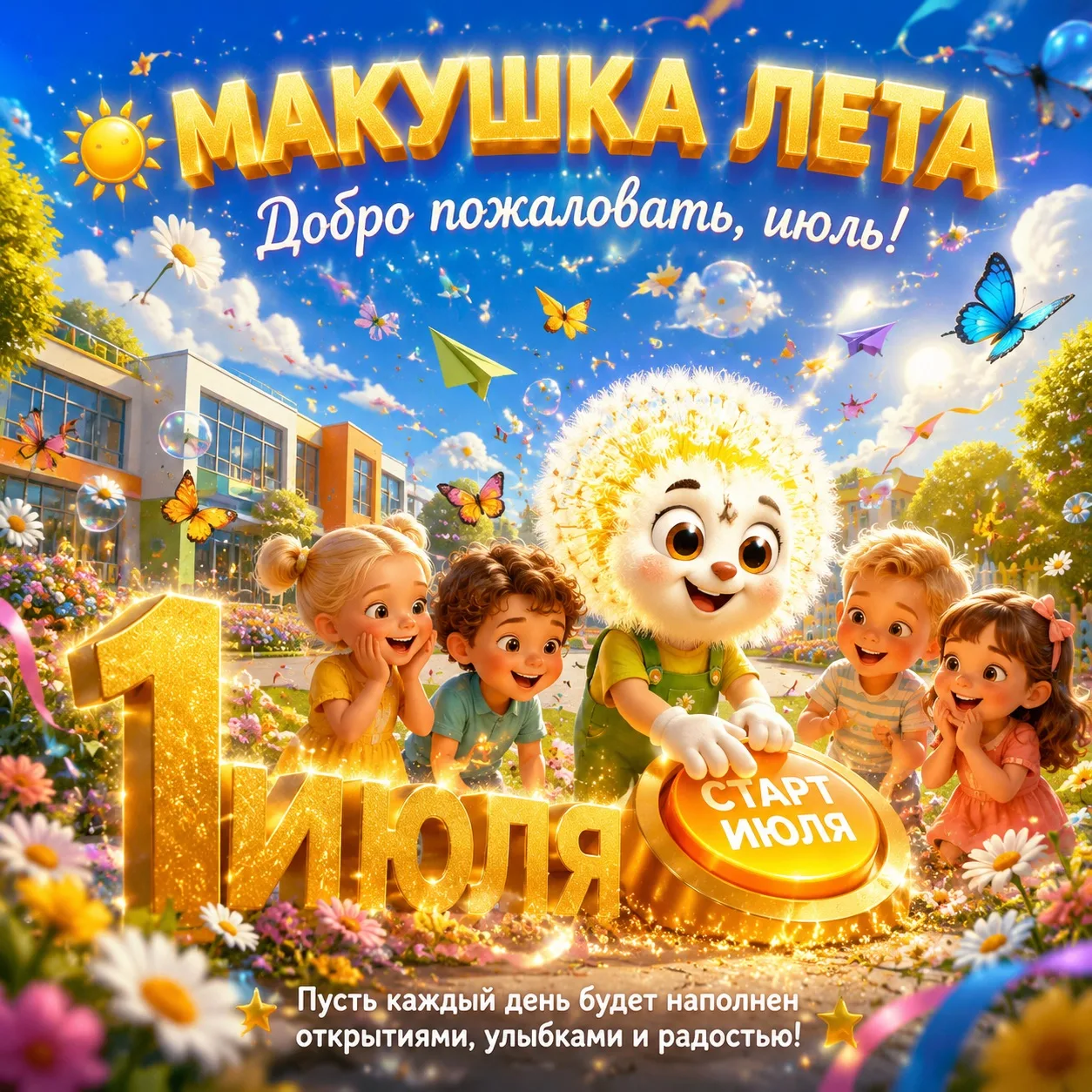 ☀️ 1 июля — Ярилин день, день солнца! ☀️

Солнце сегодня особенно радует — дарит тепло и хорошее нас