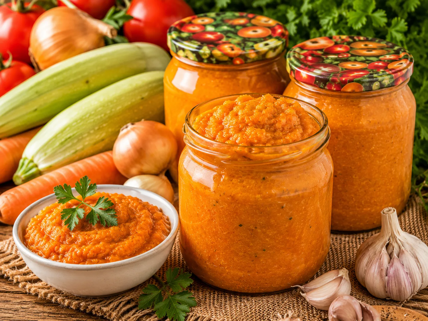 Кабачковая икра без обжарки