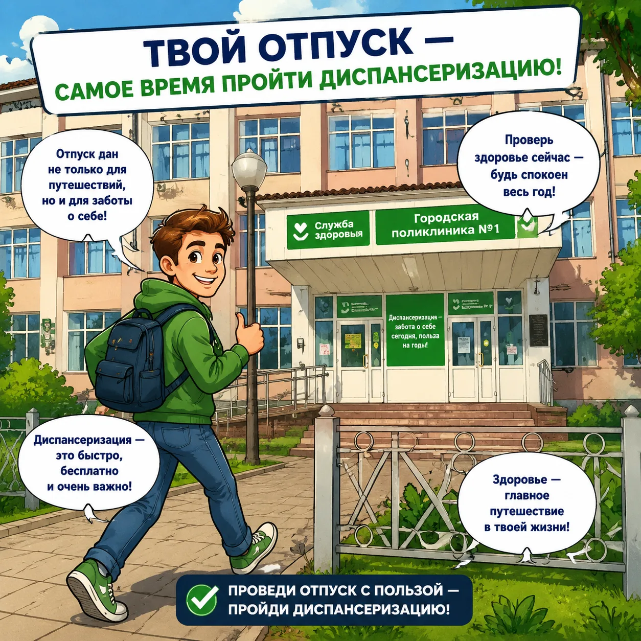 🌴 Отпуск — это не только отдых, но и забота о себе! 

Вы наконец-то выдохнули, отключили рабочие ча