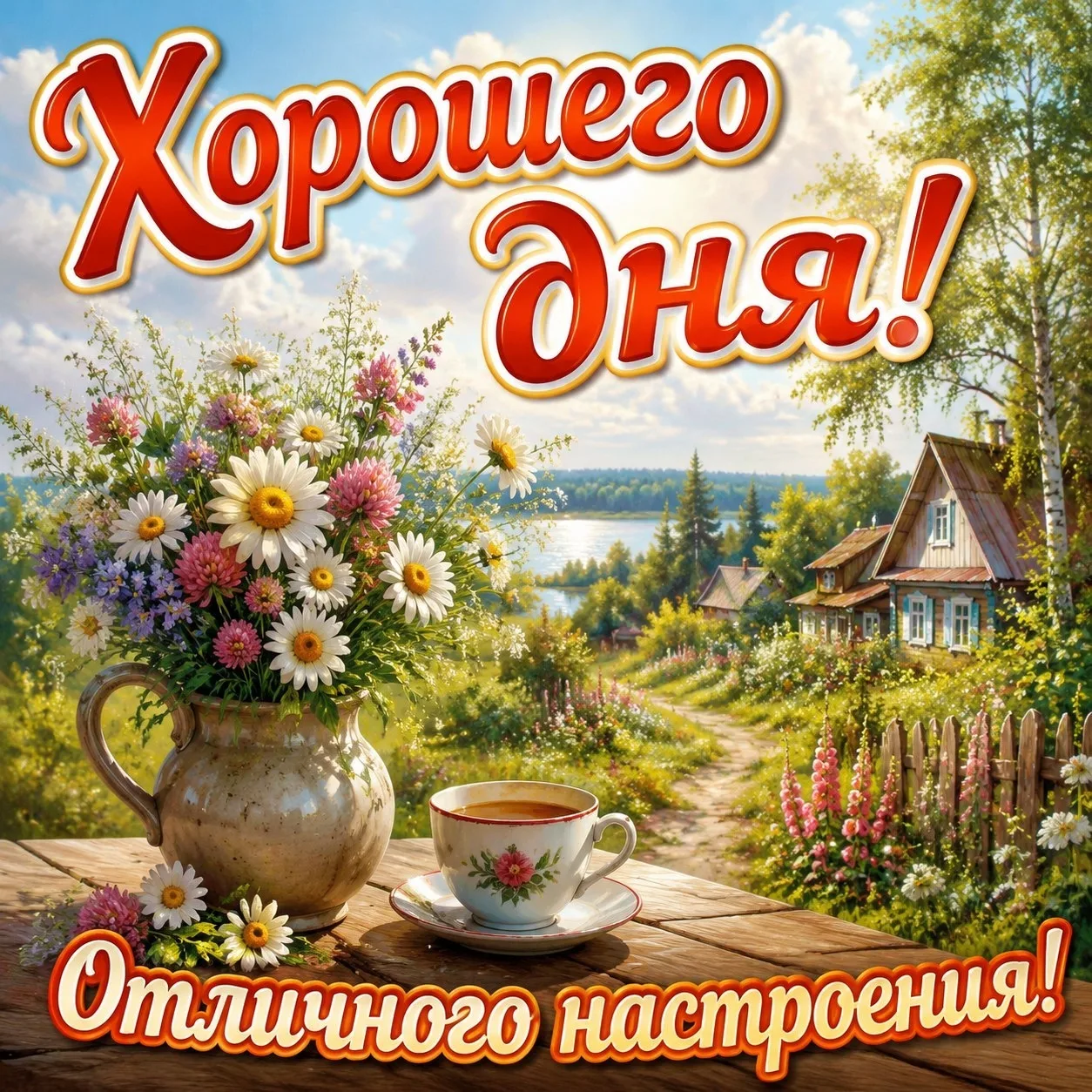 ☀️ Хорошего дня! Отличного настроения!  Пусть этот день будет лёгким, добрым и наполненным приятными