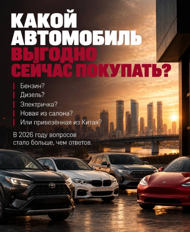 💰 Какой автомобиль сейчас выгодно покупать?