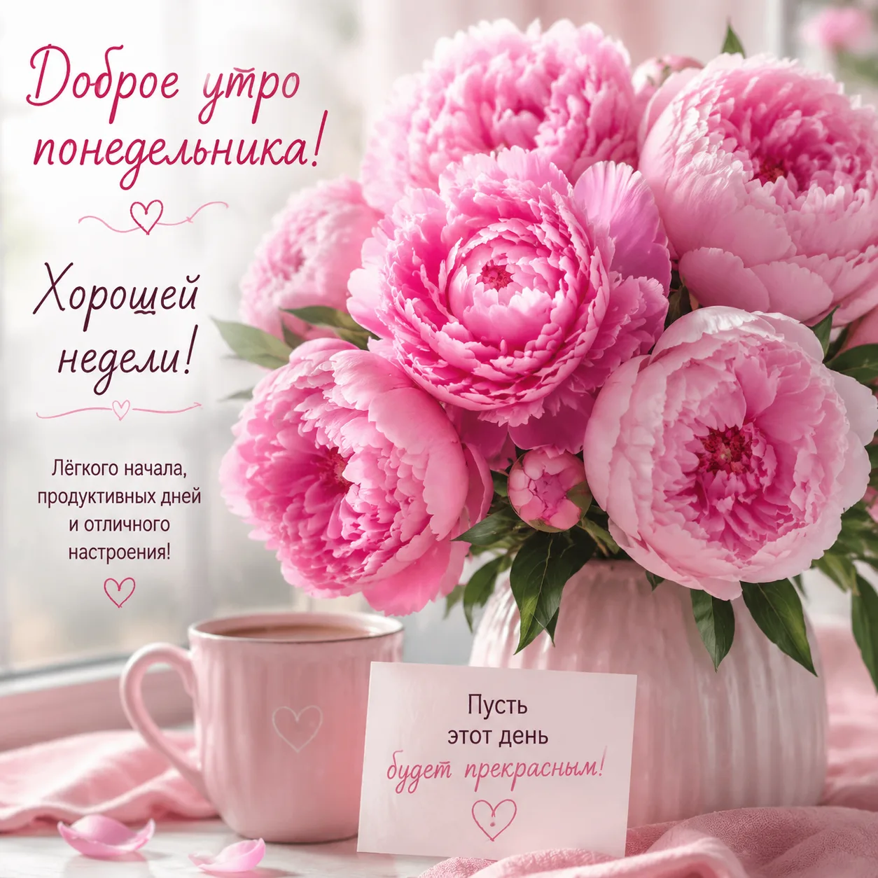Доброе утро! Хорошей недели!