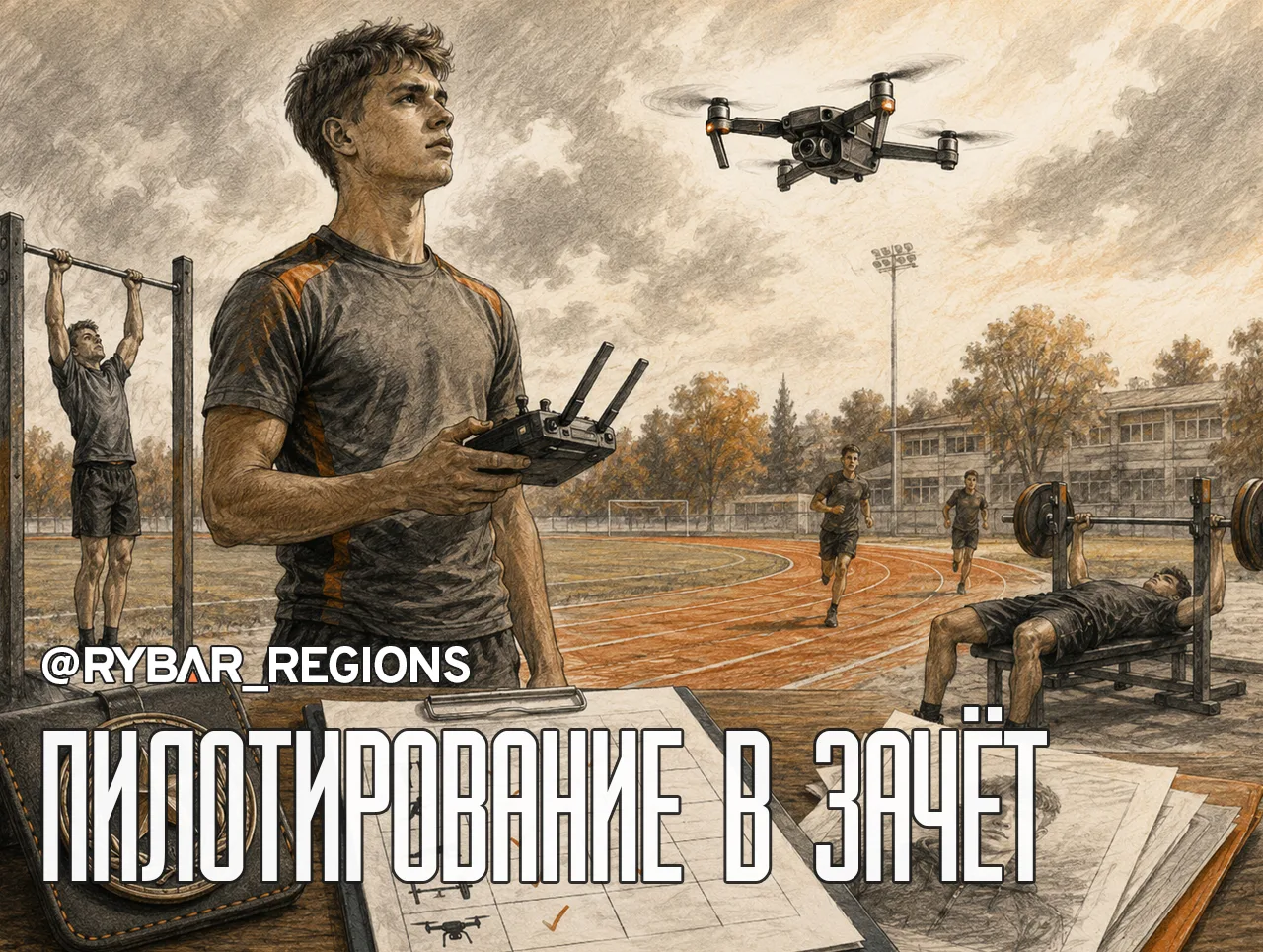 Баллы к ЕГЭ за дроны Но придётся постараться и даже попотеть  ❗️Министр спорта Михаил Дегтярёв объяв