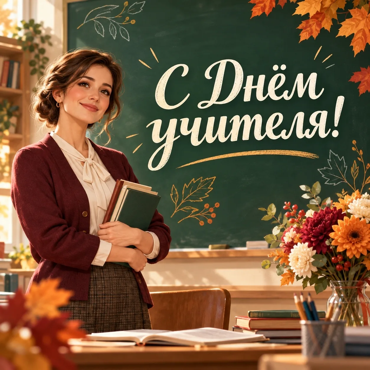 С Днём учителя! 💐