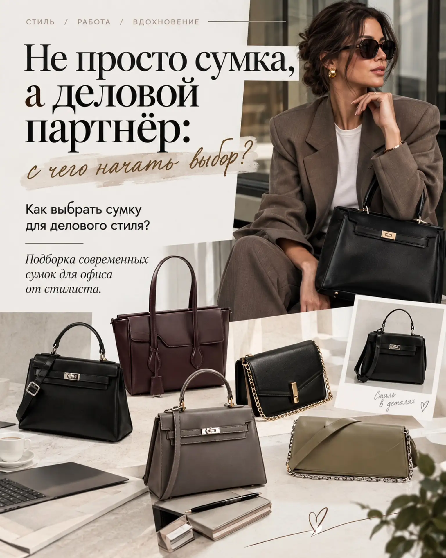 Как выбрать сумку в офис?