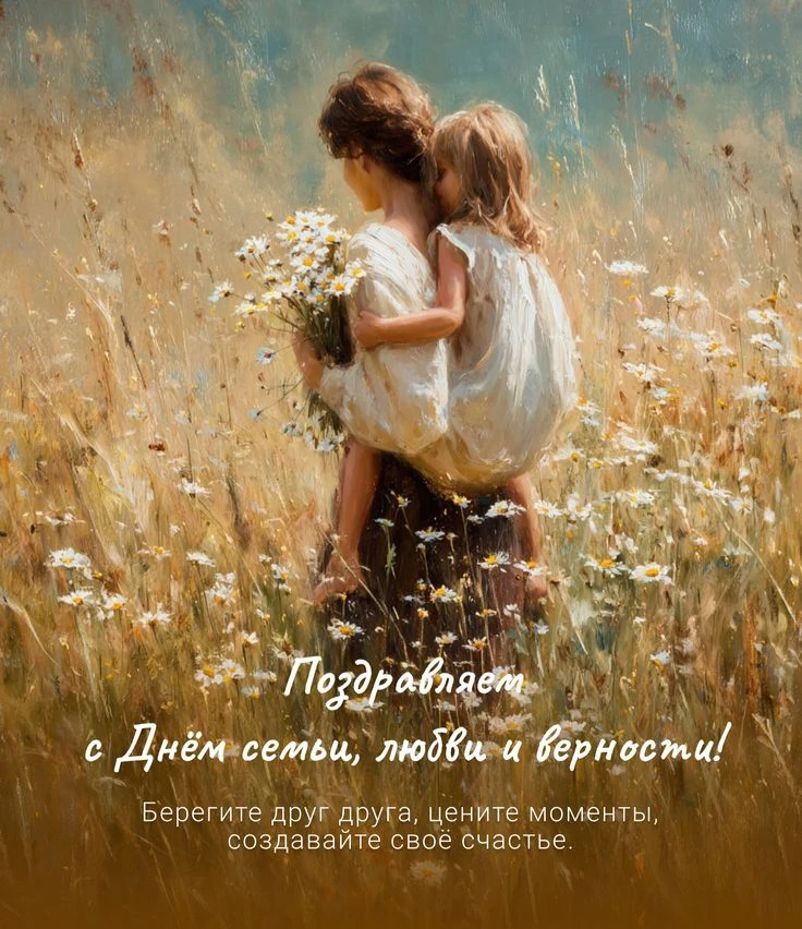 Редакция «Алло, мам» поздравляет вас с Днем семьи, любви и верности ❤️