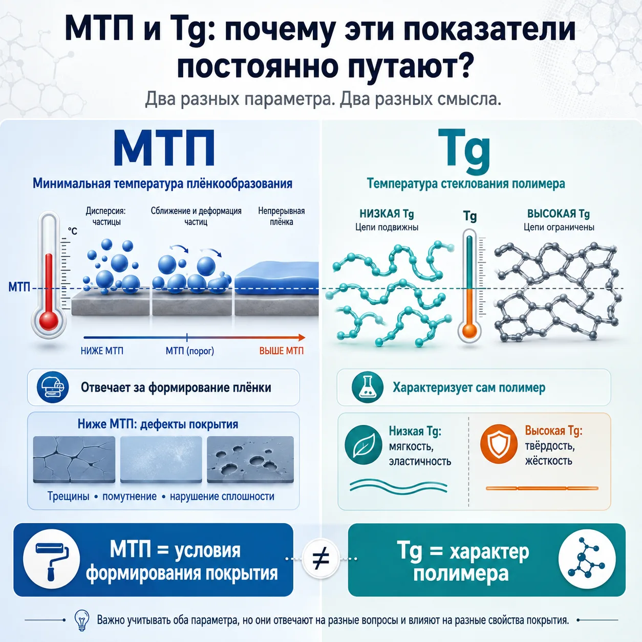 МТП и Tg: почему эти показатели постоянно путают?