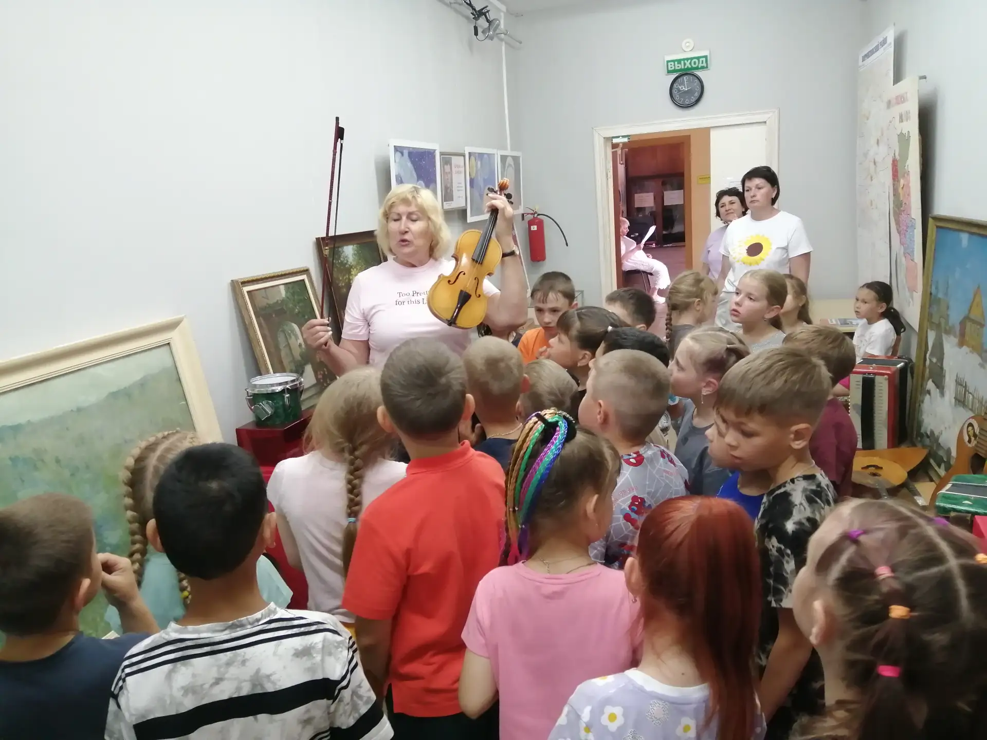 На летних каникулах наш музей с удовольствием посещают ребята, отдыхающие в пришкольных оздоровитель
