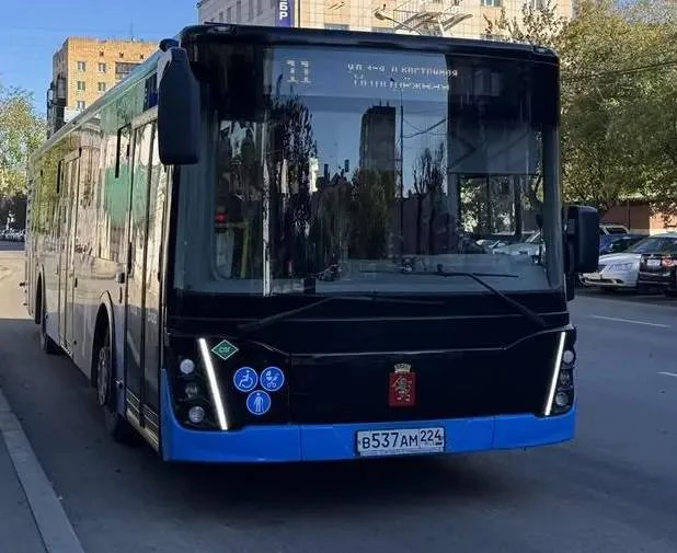 🚌 Автопарк Красноярска пополнили последние газомоторные ЛиАЗ