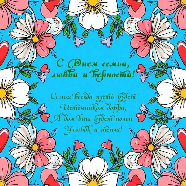 День Семьи, Любви и Верности!!!🦋🥰😍

☝🏻Пусть дети и взрослые помнят всегда –
Семья – это главное!