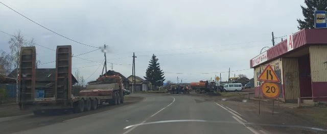 ⚠️ На перекрёстке Ленина - Советская продолжаются дорожные работы.