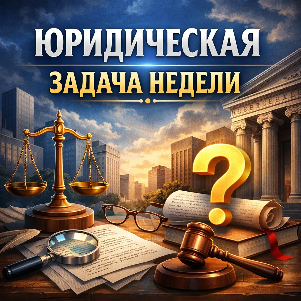 👩‍⚖️ЮРИДИЧЕСКАЯ ЗАДАЧА НЕДЕЛИ