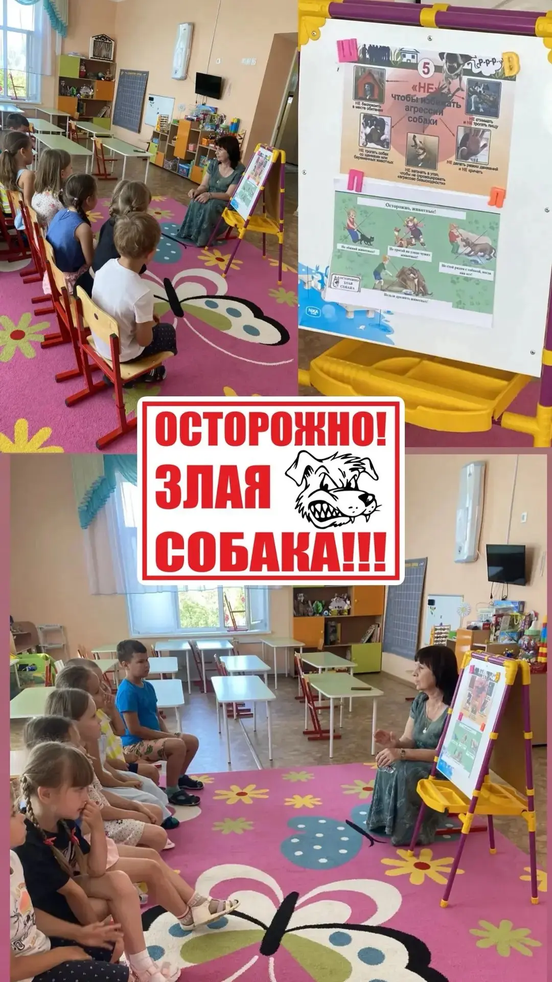 10 июля в рамках Единого дня безопасности «Осторожно, злая собака!» в нашем детском саду прошли меро