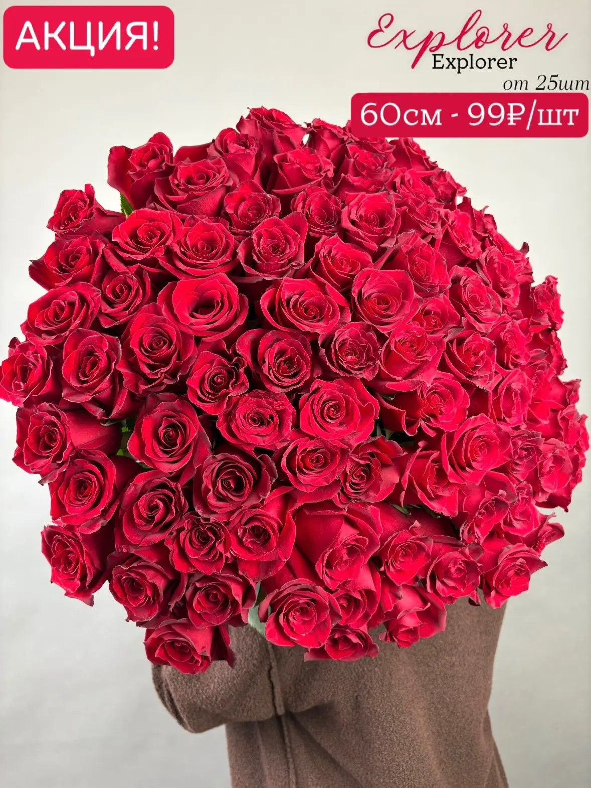 🌹Премиальные розы Эквадор от 99₽🔝