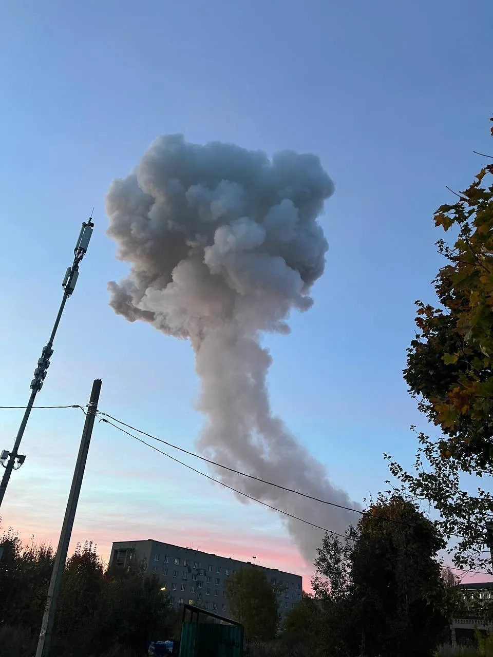 Пожар на химическом предприятии в подмосковном Краснозаводске имеет техногенный характе...