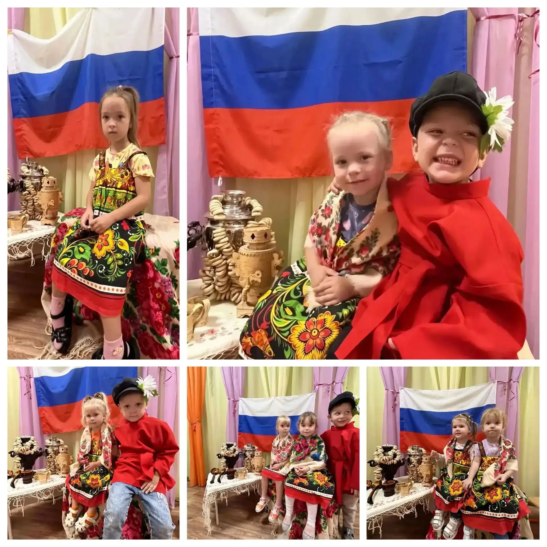 Мы сегодня в честь дня флага