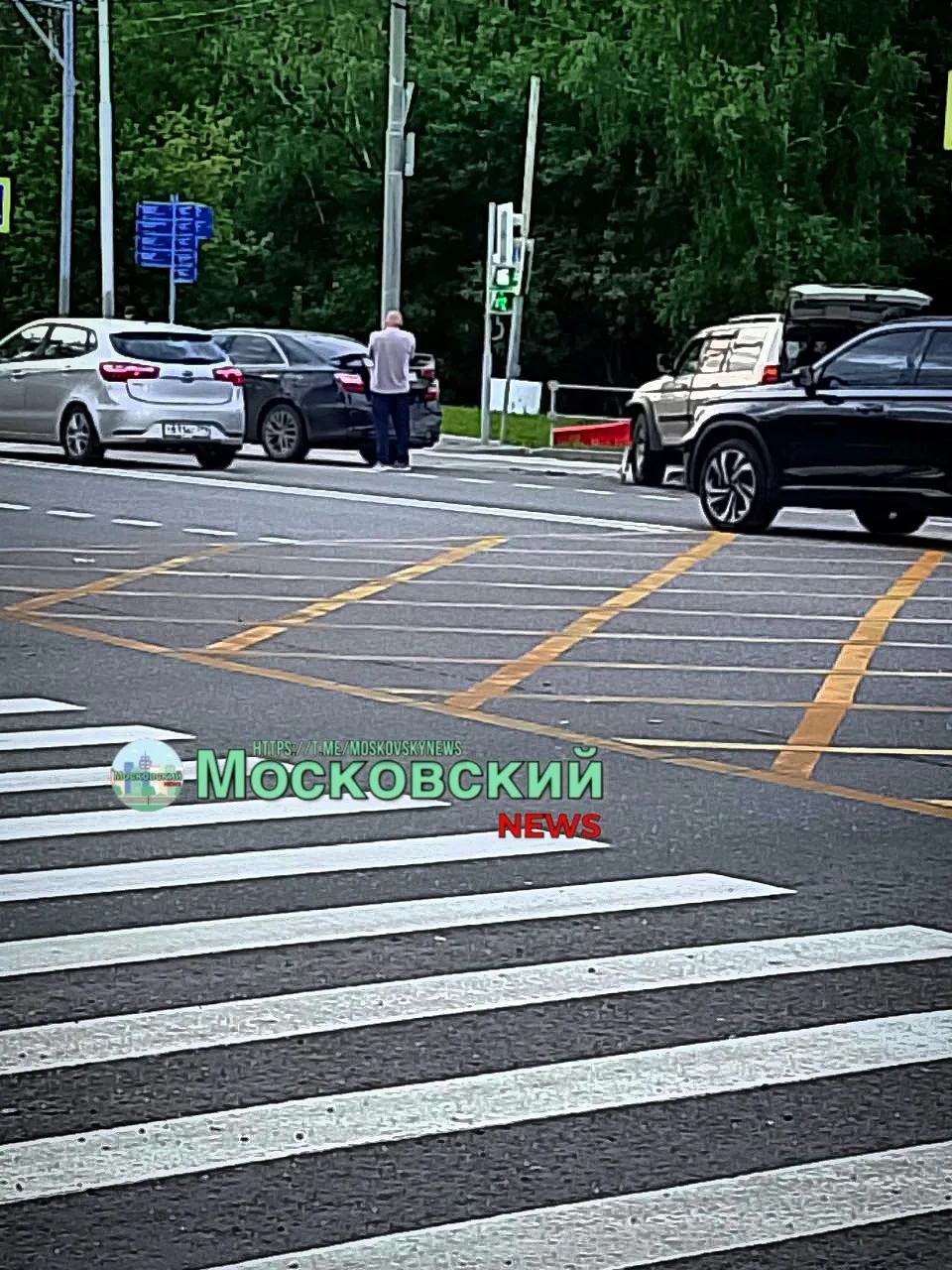 Перекресток у Столицы 

Очередное ДТП 

Будьте внимательны