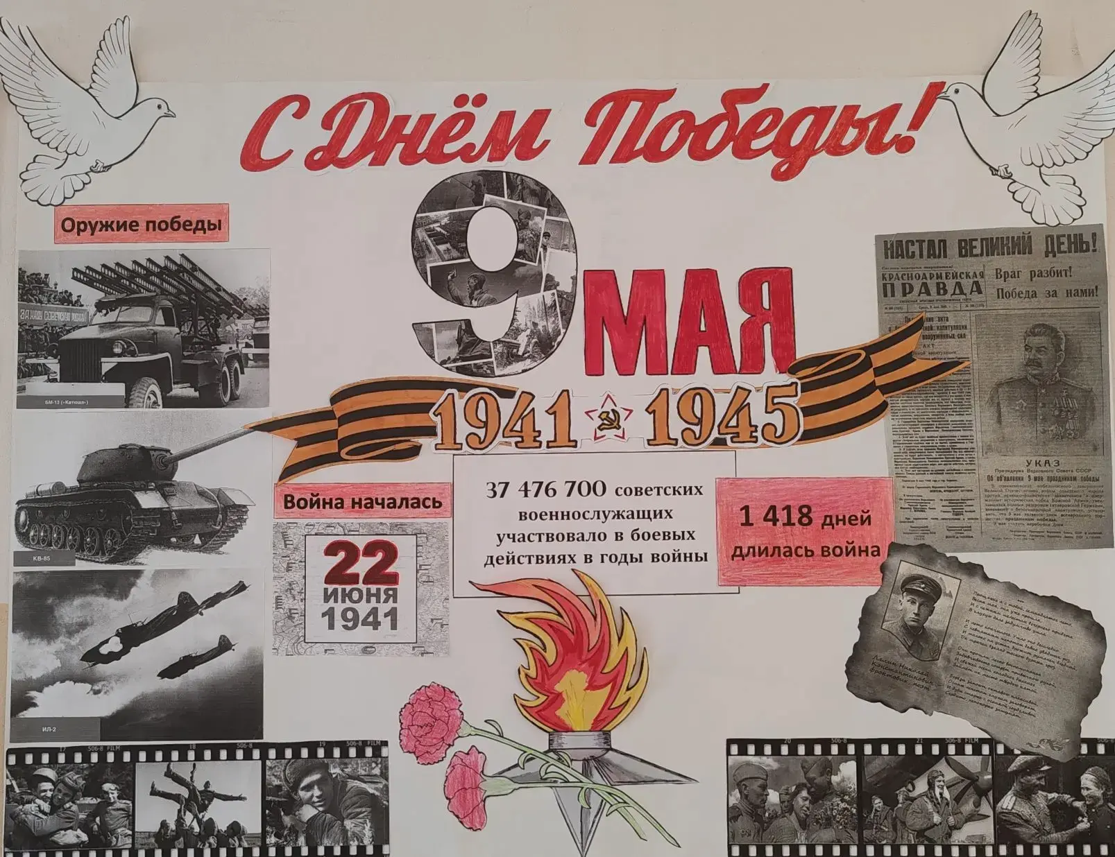 81 год памяти: подвиг живет в сердцах  День Победы — это наша история, наша гордость и наша общая бо