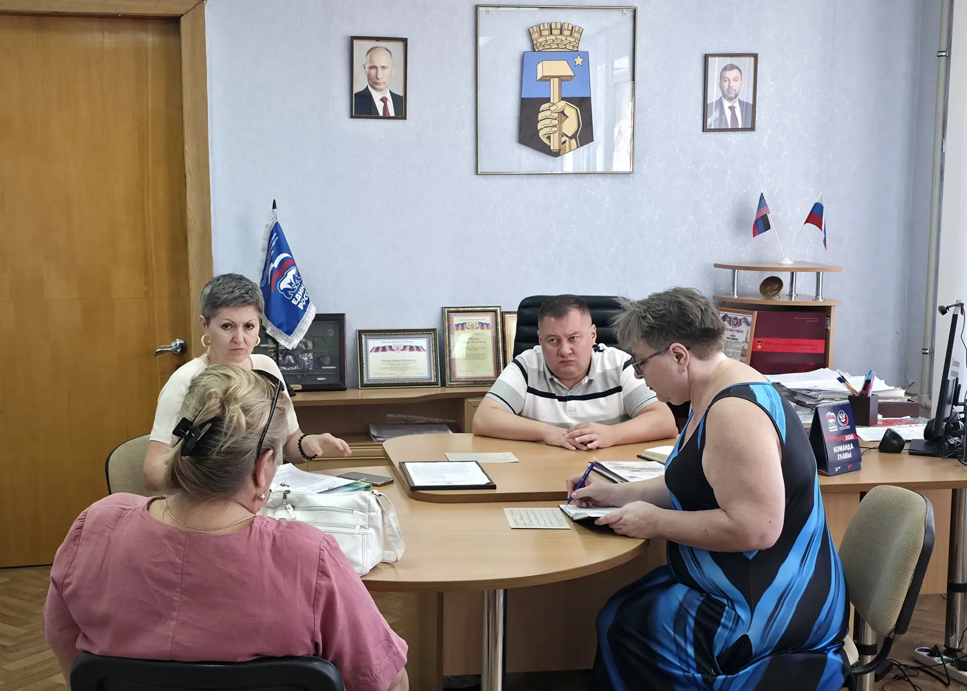 Сегодня, 24 августа, провёл плановый приём граждан в Управе Куйбышевского района.