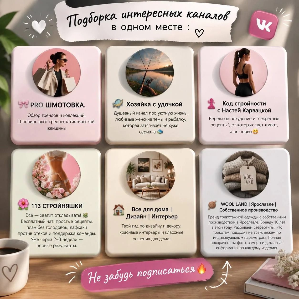 Подборка интересных каналов в одном месте :
