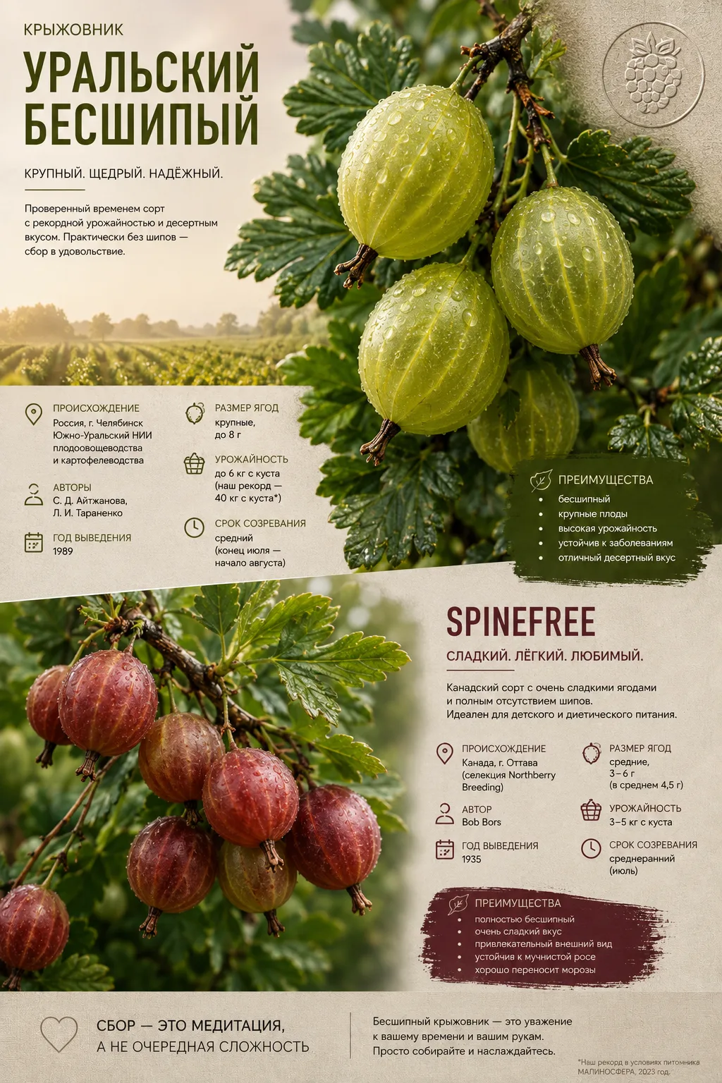 КОНЕЦ АВГУСТА — САМОЕ ВРЕМЯ ПОСАДИТЬ КРЫЖОВНИК 🌿