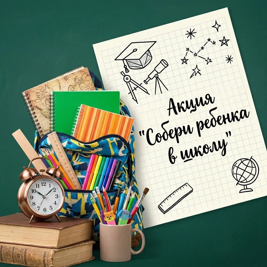 🎒 АКЦИЯ «СОБЕРИ РЕБЕНКА В ШКОЛУ!» 📚
