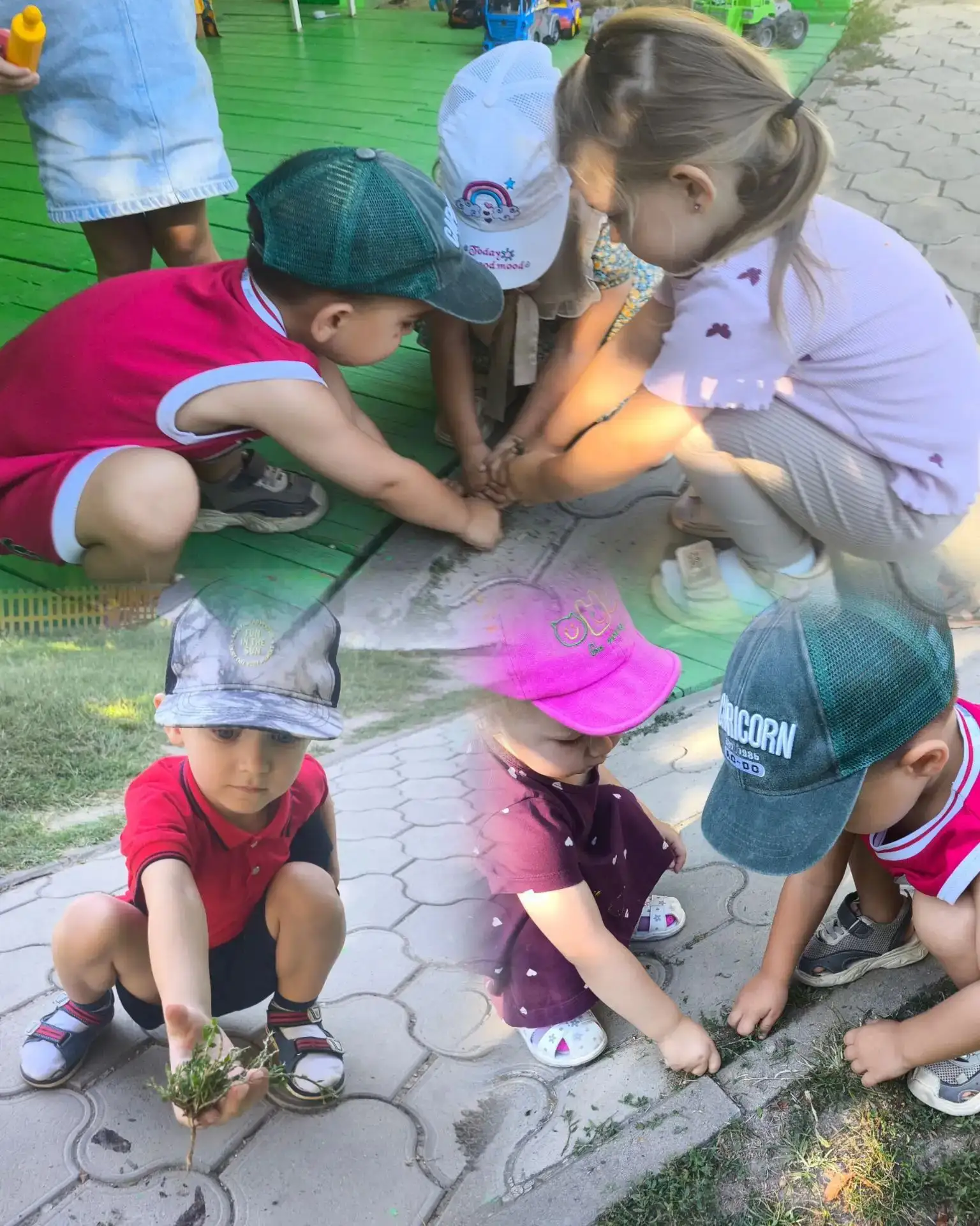 🌿 Маленькие помощники: наводим порядок на участке! 🌿